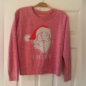 Awake Marbled Dusty Pink Santa Sweatshirt